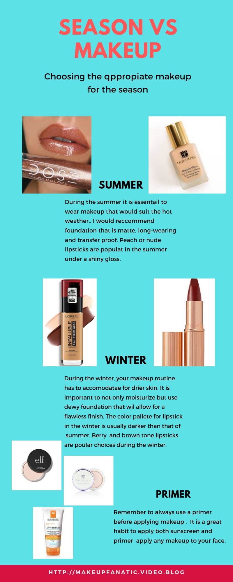 How to change your makeup according to the weather.